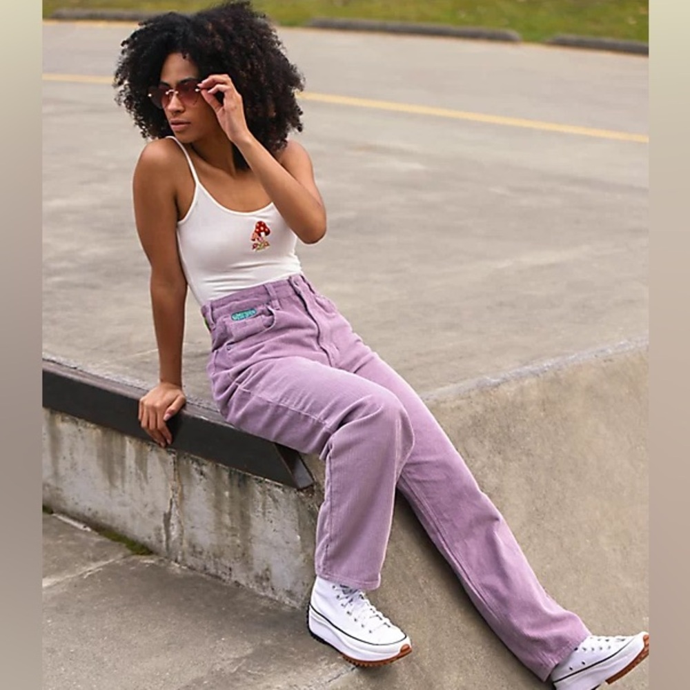 Light purple Empyre corduroy pants 0